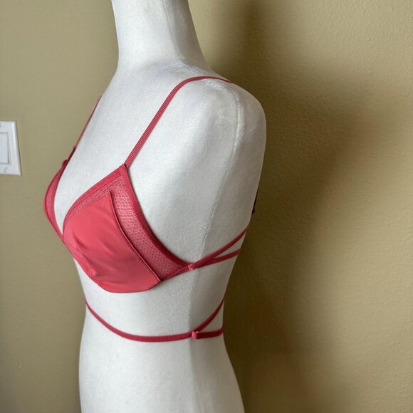 VICTORIA'S SECRET Super Strappy Back Mesh Bralette Bra Top Size Small - Picture 7 of 8